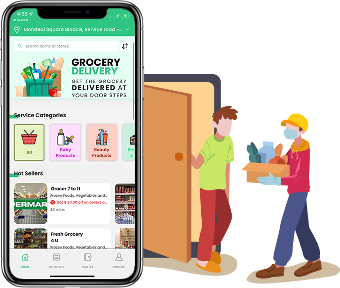 grocery app clone