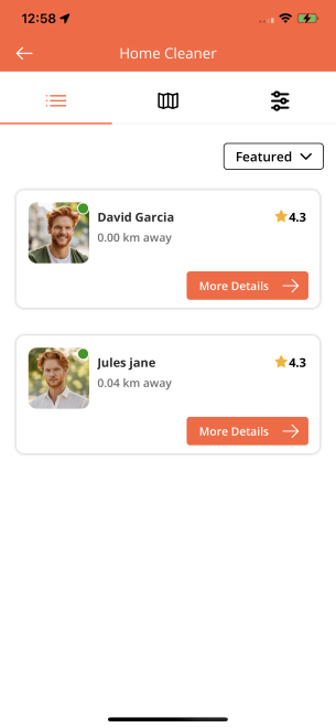 user profile setting