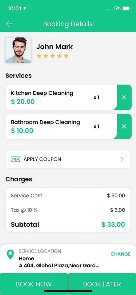 edit cart and checkout