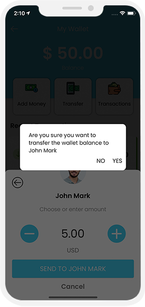 Payment Confirmation Popup