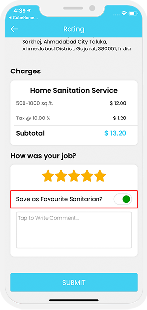 Rating & Feedback