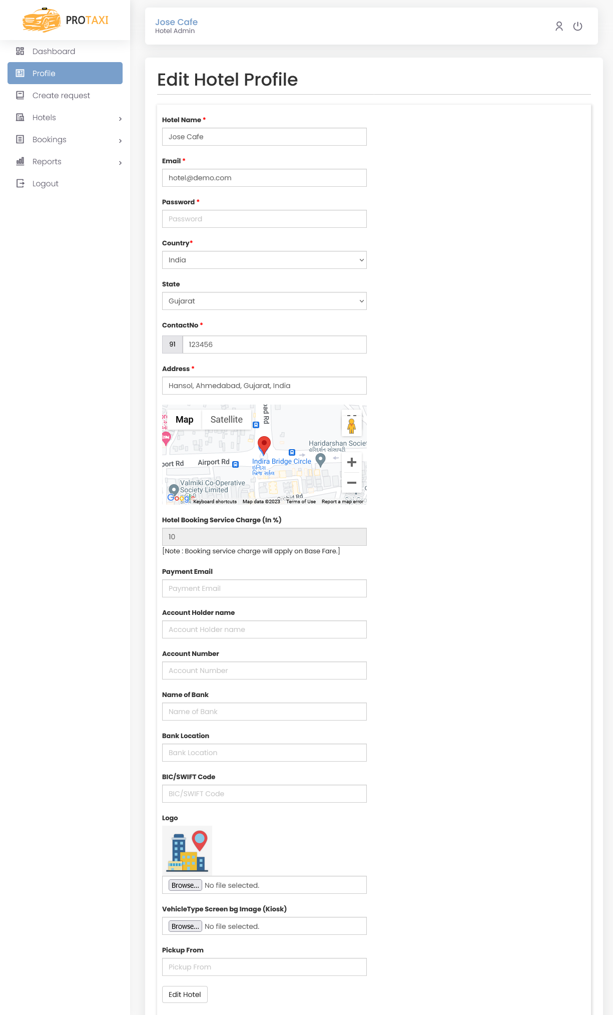 Edit Hotel Profile