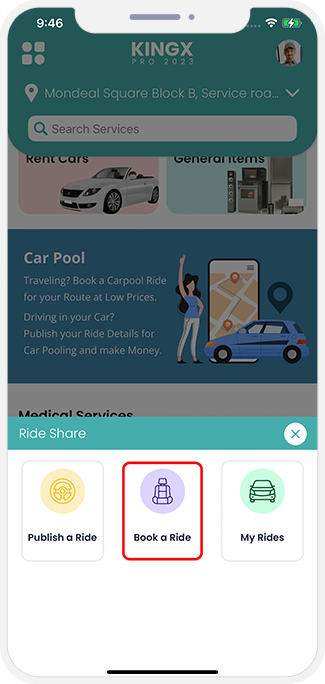 choose service categories