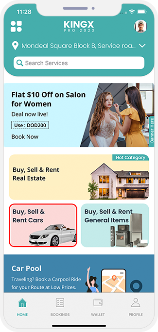 choose service categories