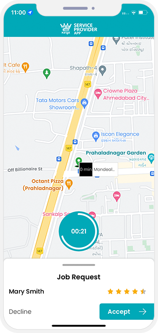 provider manage work location
