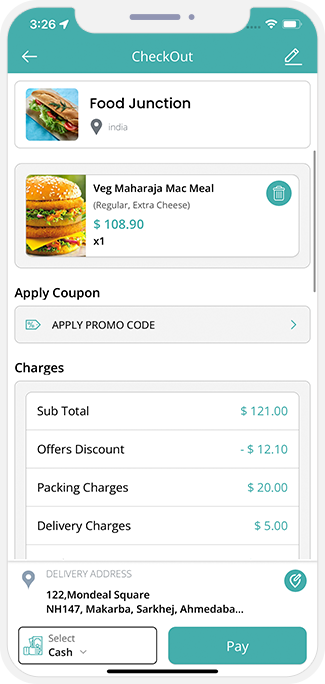 user confirm order to check out