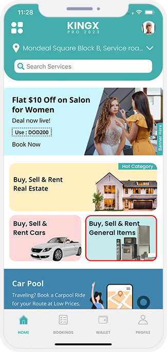 choose service categories