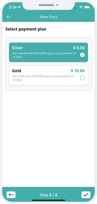 choose service categories