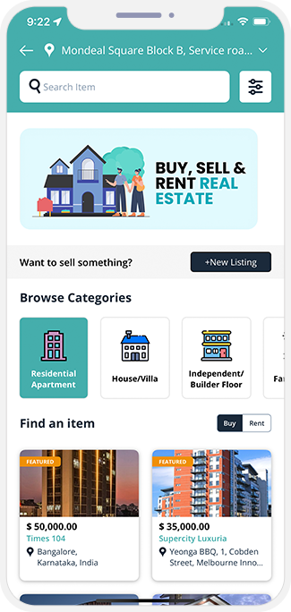 Buy, Sell & Rent Real Estate