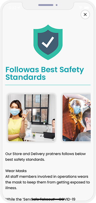 Restaurant Safety Verification Photos