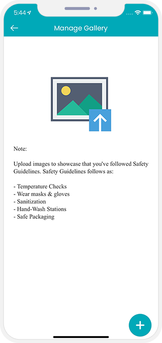 Restaurant Safety Verification Photos