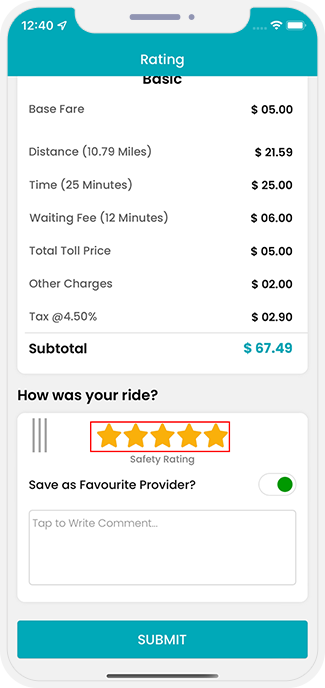 Support menu & About us
