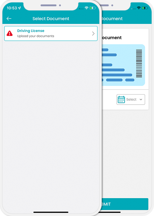 Service providers upload ID documents from panel