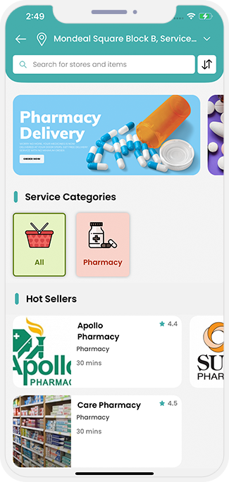 choose service categories