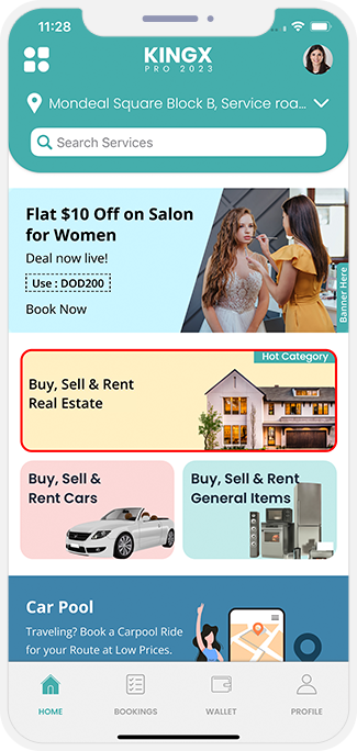 choose service categories