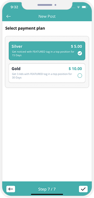 choose service categories