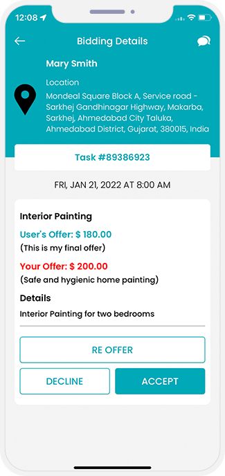 choose service categories