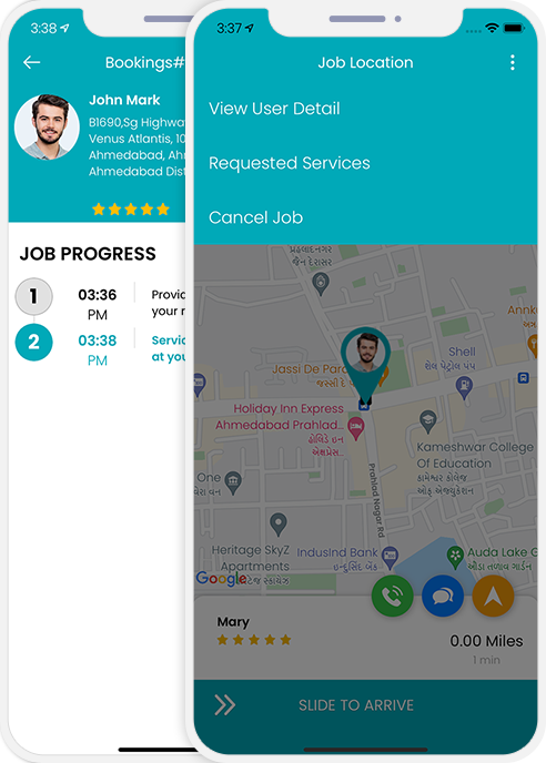 provider manage work location