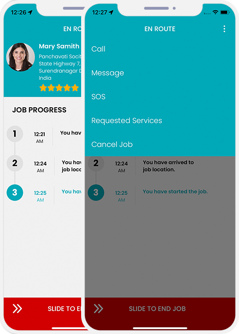 provider manage work location