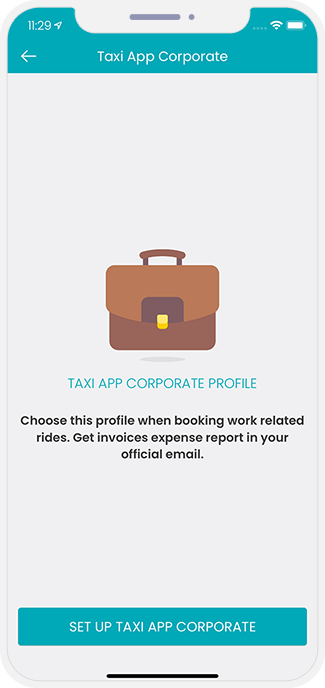taxi app corporate profile