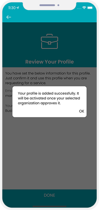 review your Profile