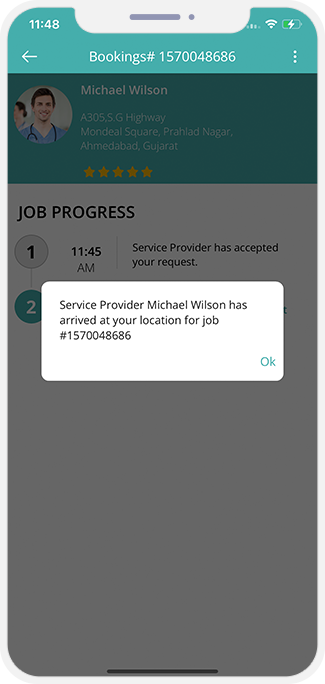 Select booking location Select booking location