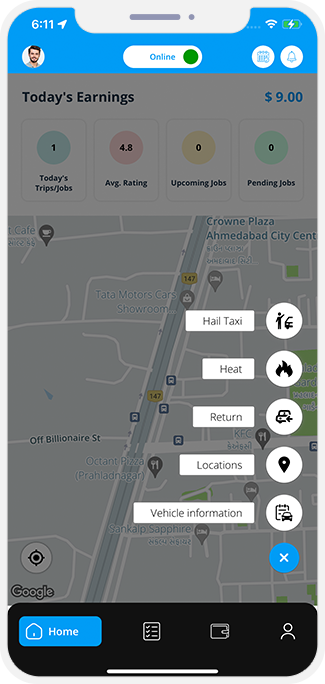 provider app menu provider app menu