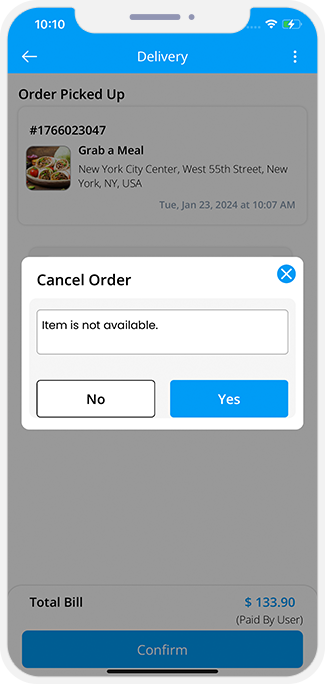 Order Cancellation Order Cancellation