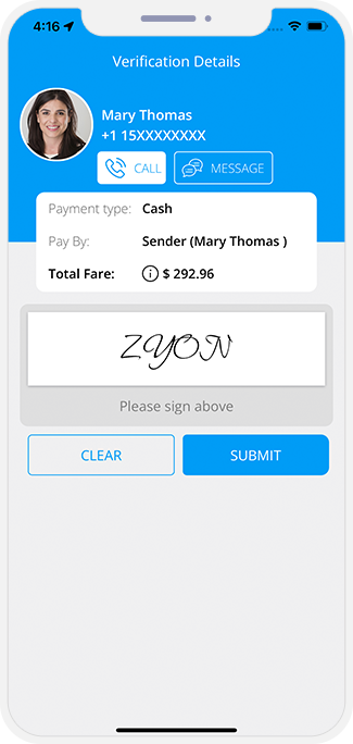 Delivery Confirmation Delivery Confirmation