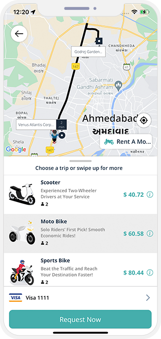moto ride request moto ride request