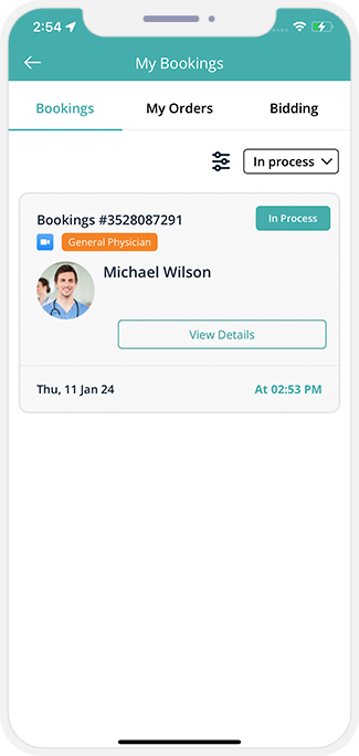 Select booking location