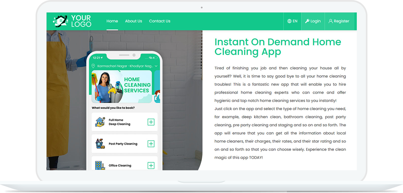 Uber for Maids On Demand Maid Service App