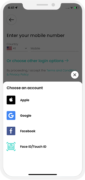 Select booking location