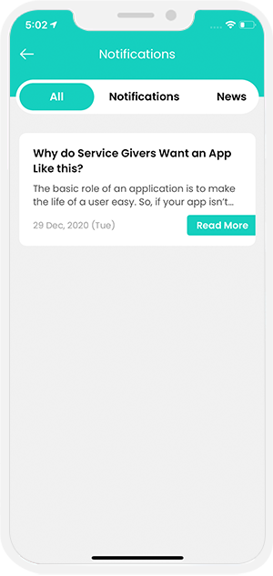 choose service categories