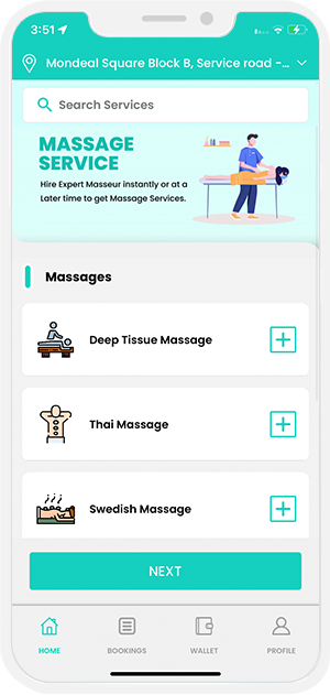 choose service categories