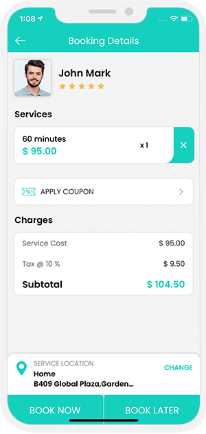 choose service categories