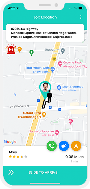 provider manage work location
