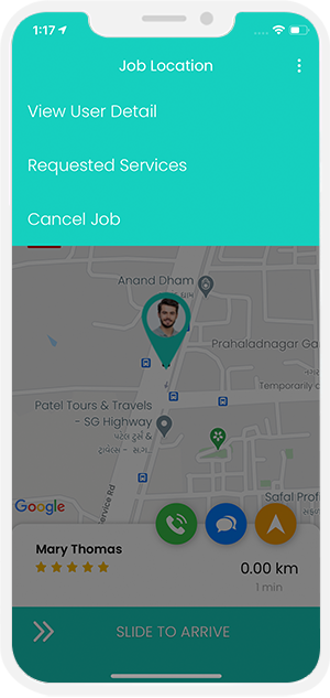 provider manage work location