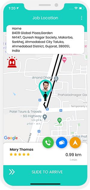 provider manage work location