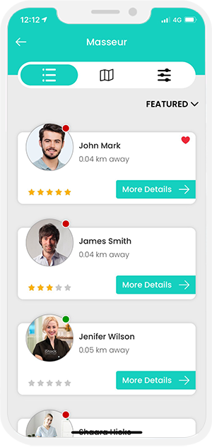 choose service categories
