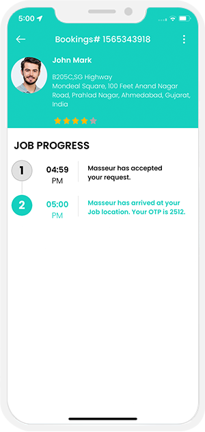 OTP Verification to Start the Job