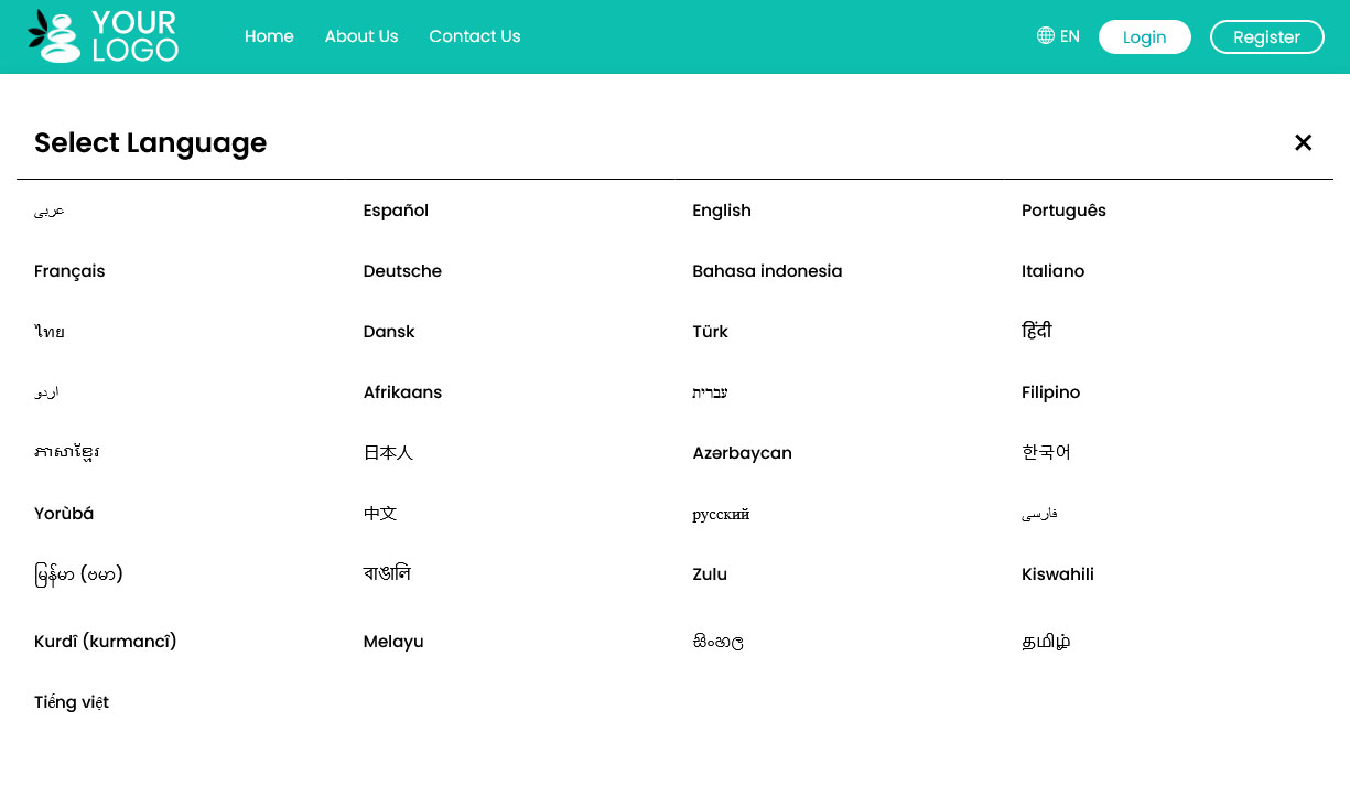 Select Language