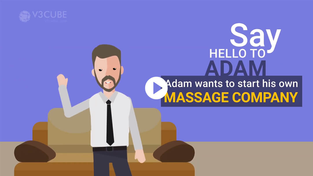 massage therapist booking app demo Video