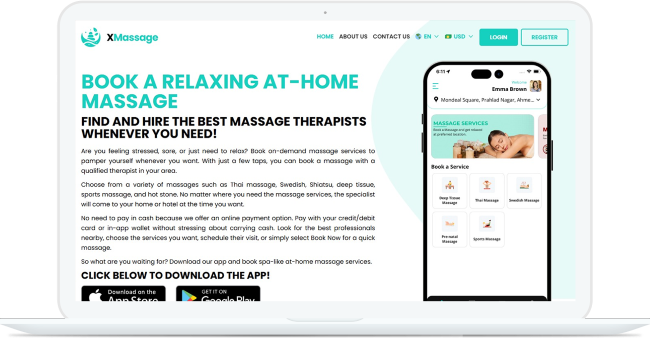 Massage Therapist Website  Included