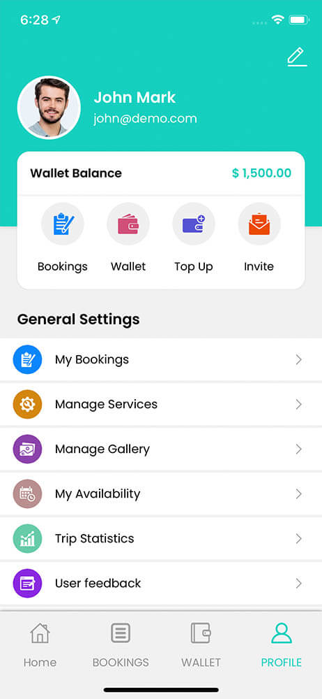 delivery driver app