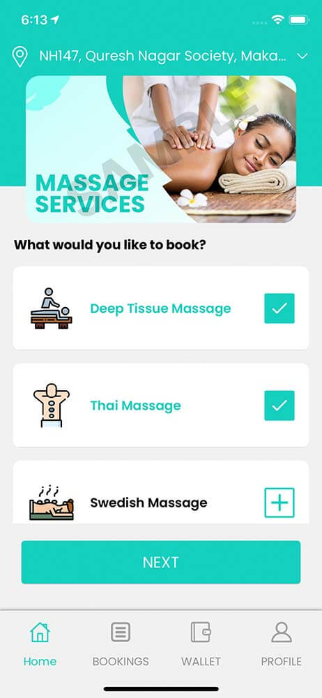 user app