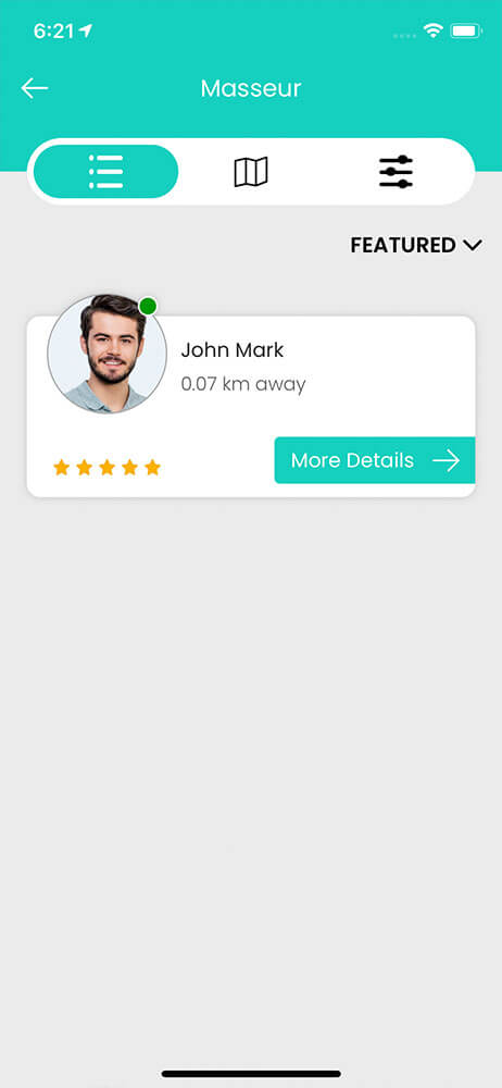 user profile setting