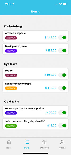 delivery driver app