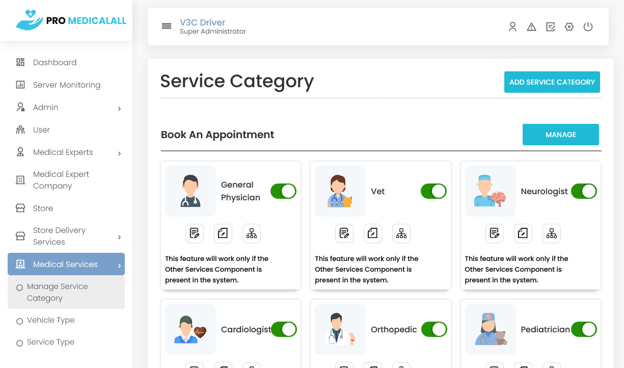 Service Category