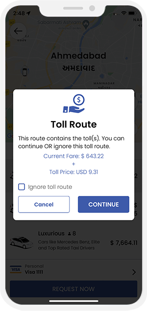 toll calculation